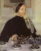 Mary Cassatt Lady at the Tea Table china oil painting artist